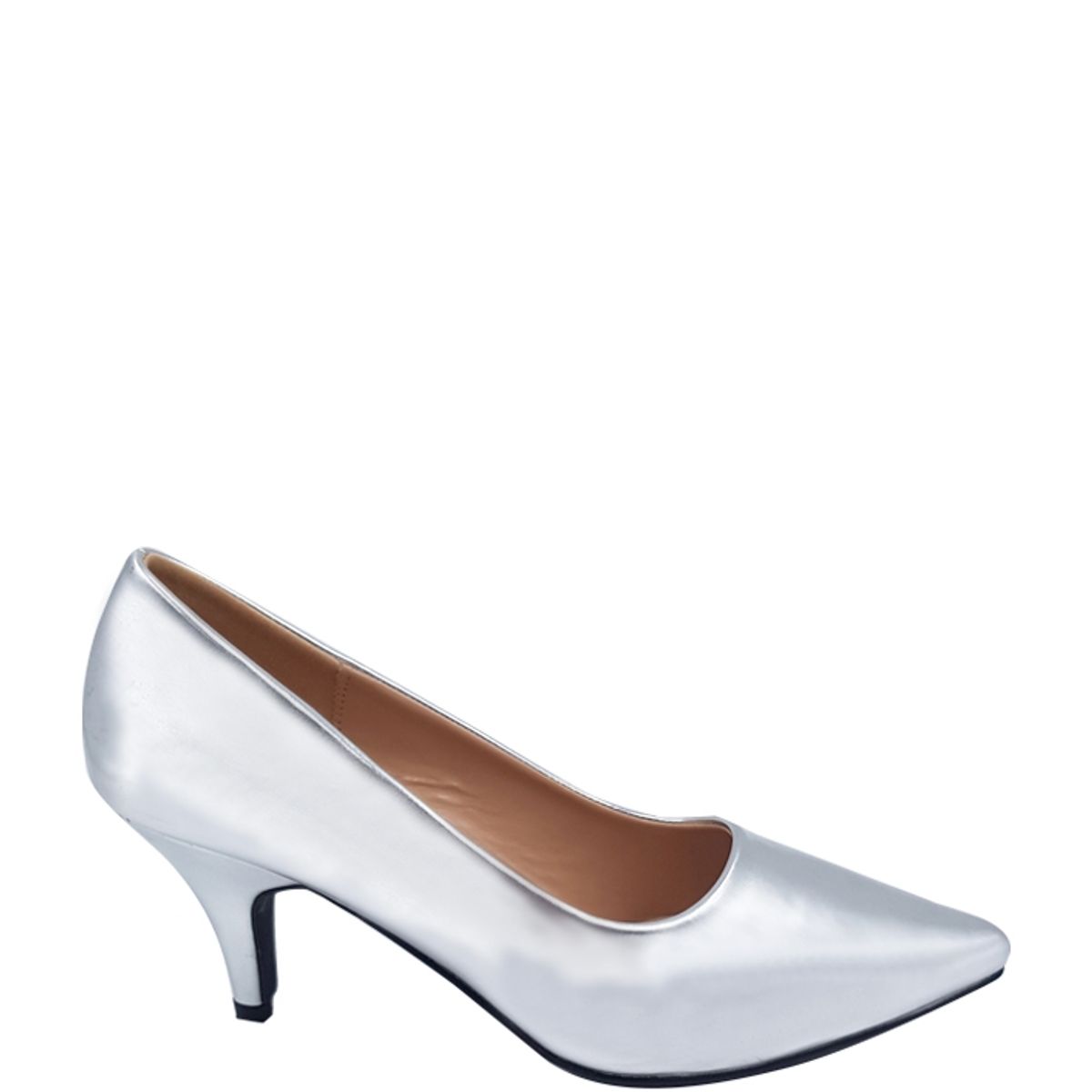 TODOPIEL - Zapato de Taco Mujer Plateado Todopiel