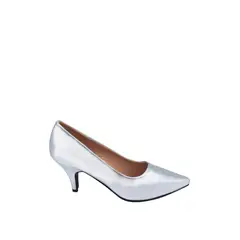 TODOPIEL - Zapato de Taco Mujer Plateado