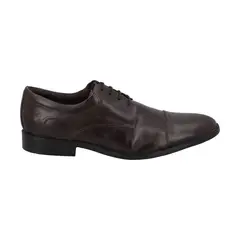 PERLATTO - Zapato Formal Hombre Cuero Café 567