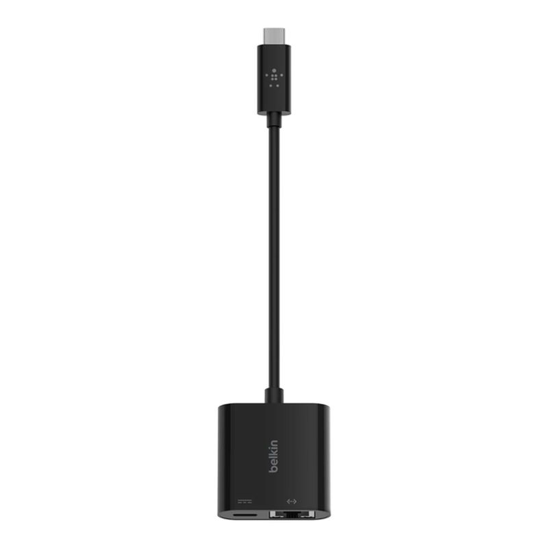 BELKIN - Adaptador USB-C a Ethernet con entrada de carga