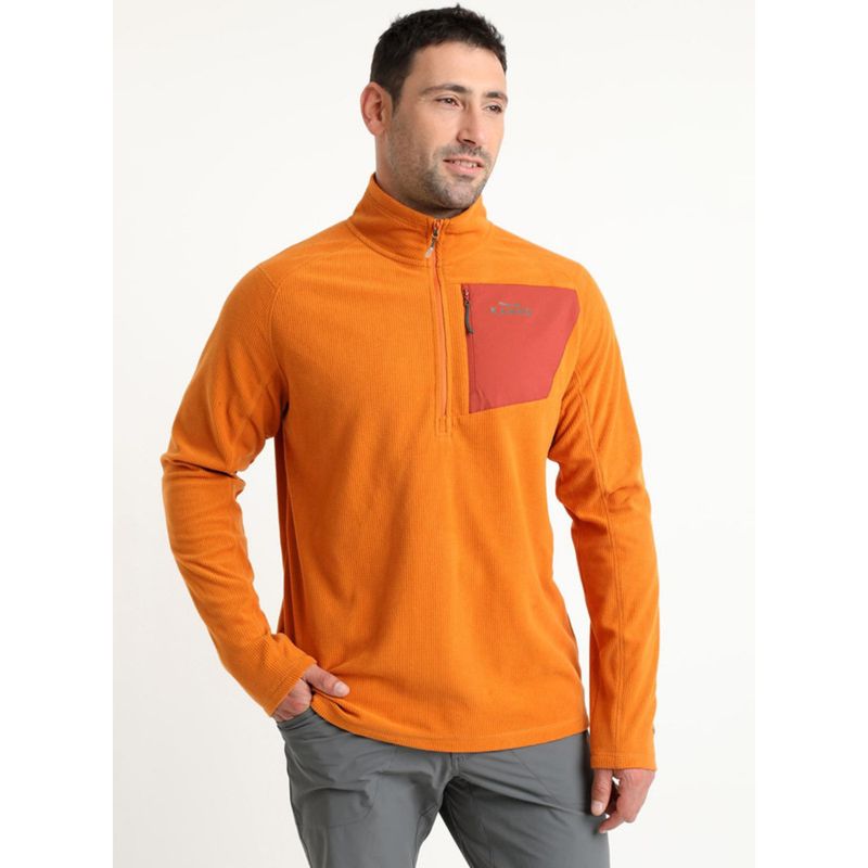 KANNU - Polar Chacabuco Half Zipper Hombre Mostaza KANNU