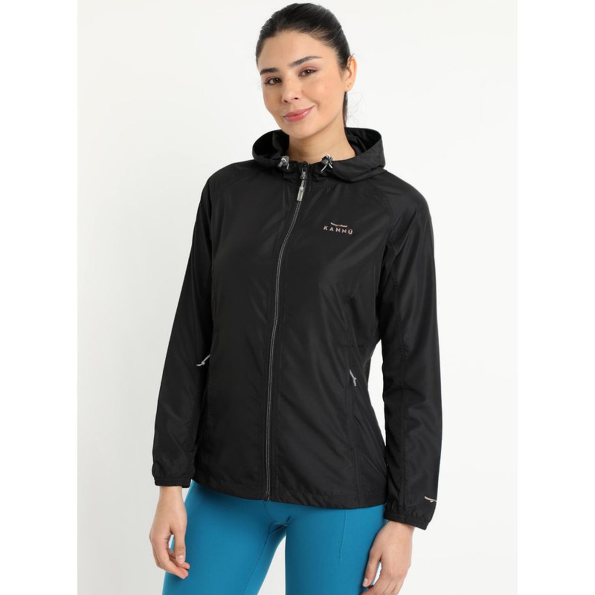 KANNU - Cortaviento Active Wind Mujer Negro KANNU
