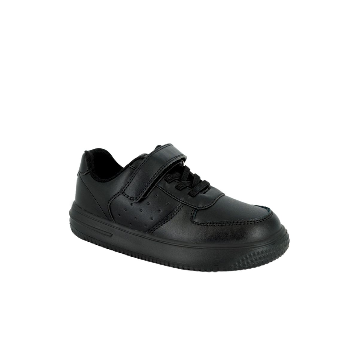 UNS - Zapatilla Escolar Niño Negro Lezat UNS