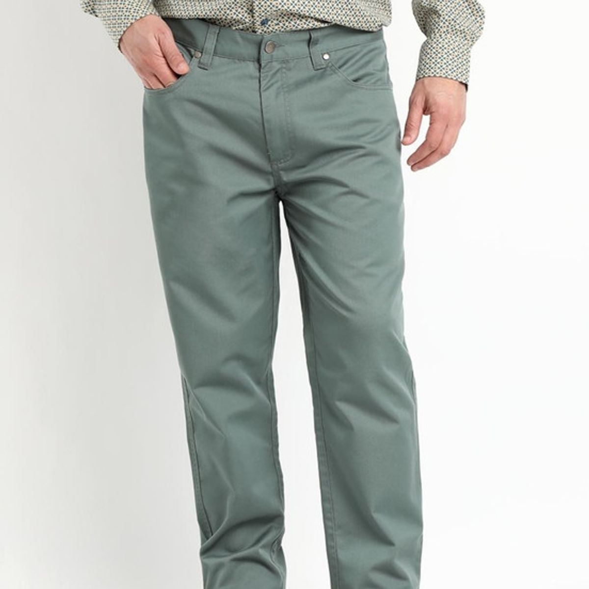 KOTTING - Pantalon 5 Bolsillos Tc Twill Verde Musgo KOTTING