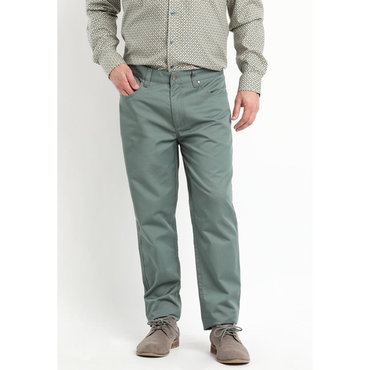 KOTTING - Pantalon 5 Bolsillos Tc Twill Verde Musgo KOTTING