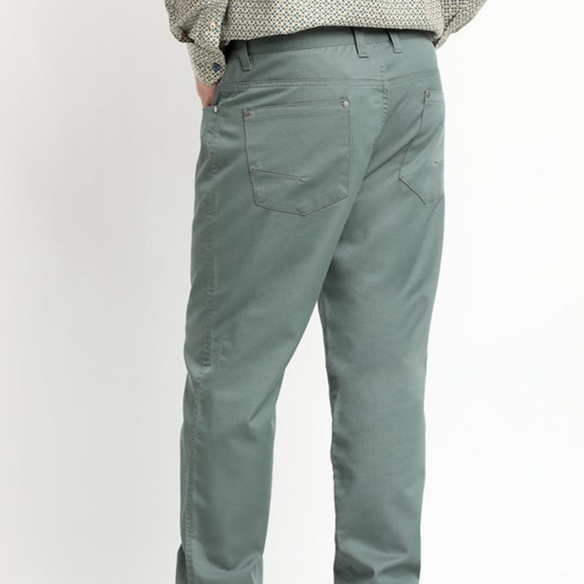 KOTTING - Pantalon 5 Bolsillos Tc Twill Verde Musgo KOTTING