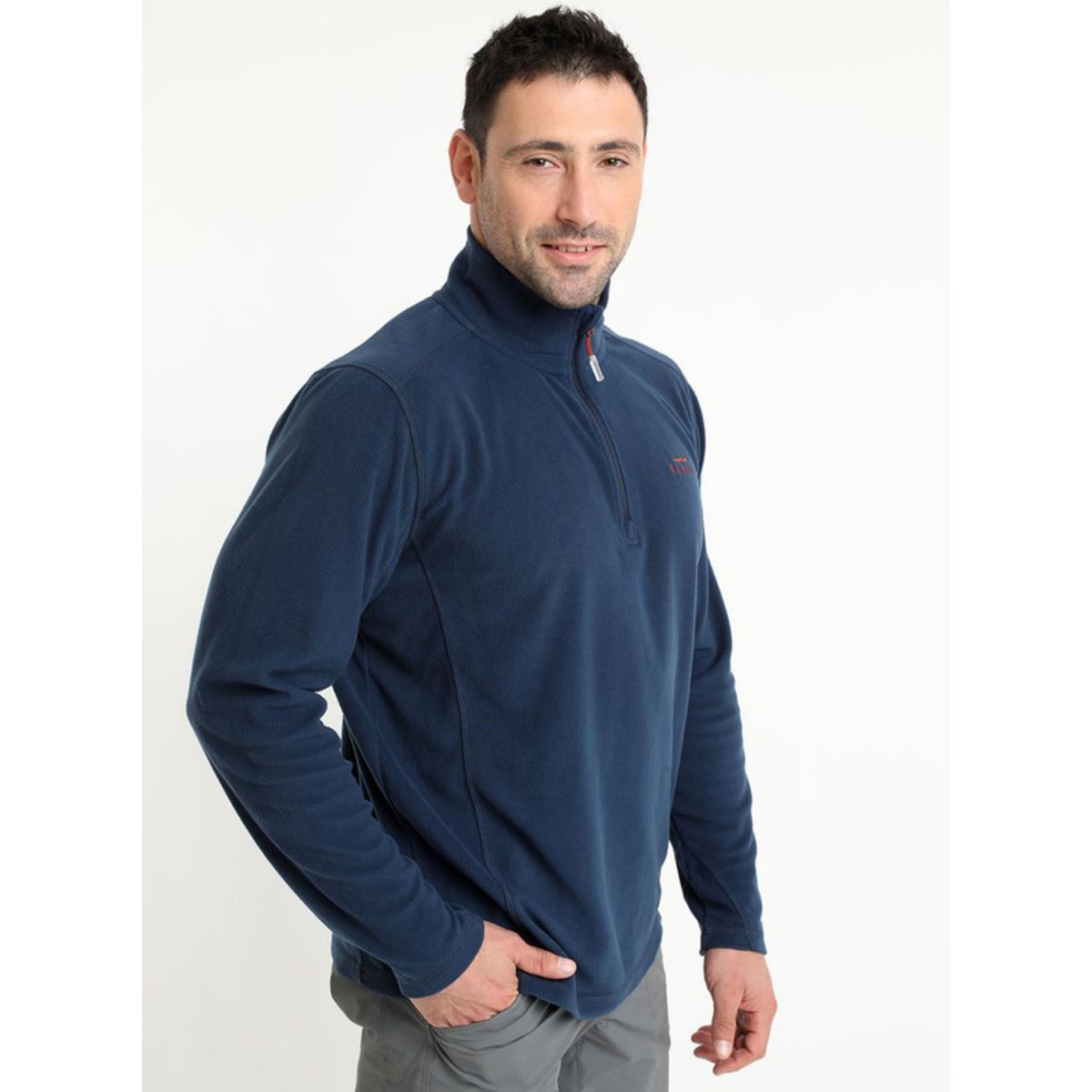 KANNU - Polar Valle De La Luna Half Zipper Hombre Azul marino KANNU