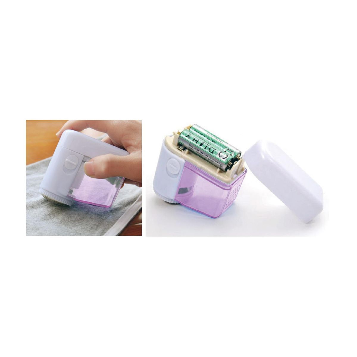 GENERICO - Maquina Quita Pelusas A Pila Rosada - SC