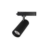 Foco LED Decorativo Riel Monofásico 30W Negro Cálido