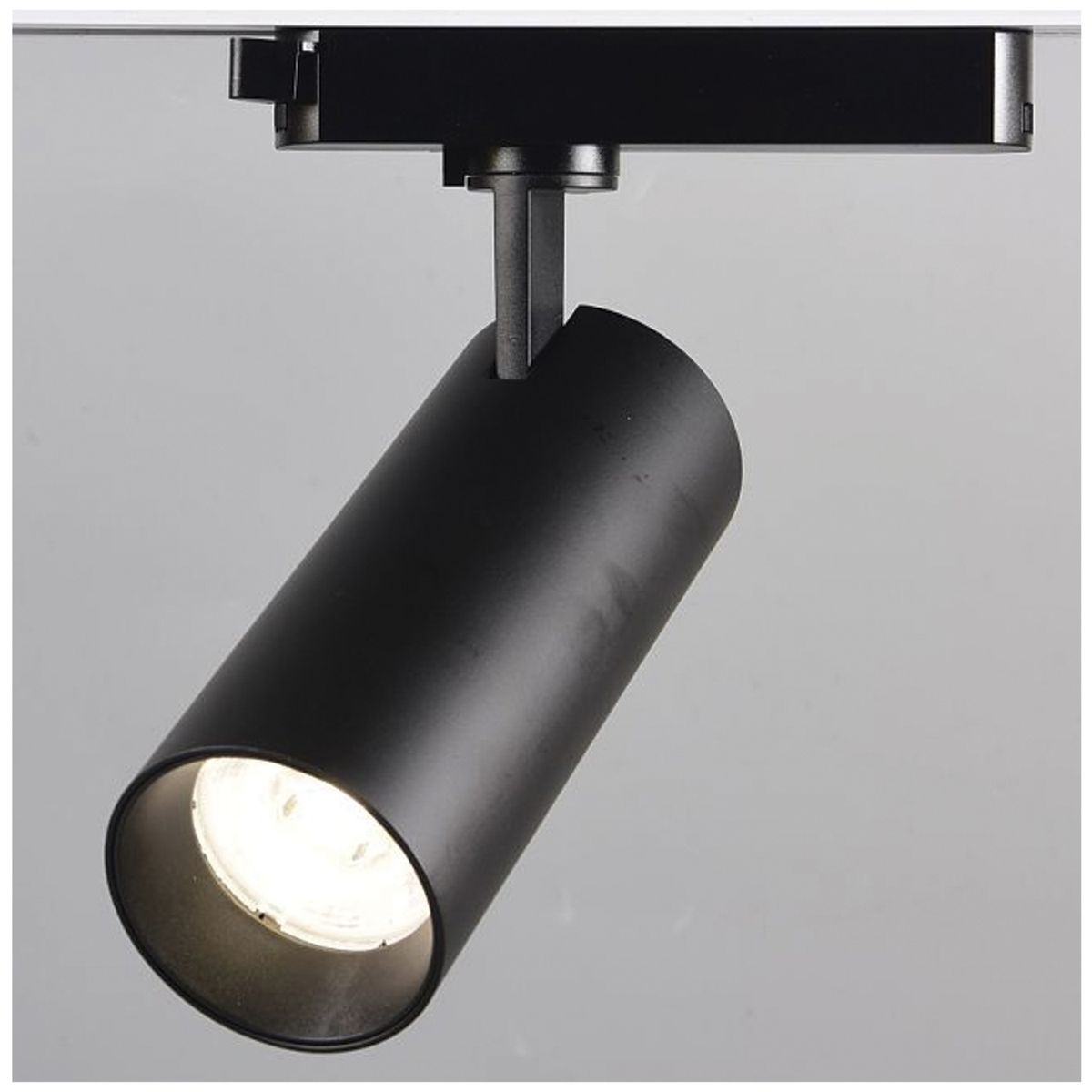 HB LEDS - Foco LED Decorativo Riel Monofásico 30W Negro Cálido