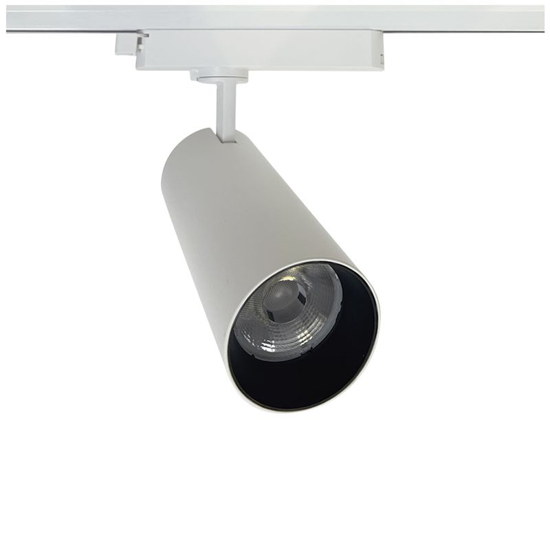 HB LEDS - Foco LED Decorativo Riel Monofásico 18W Blanco Cálido