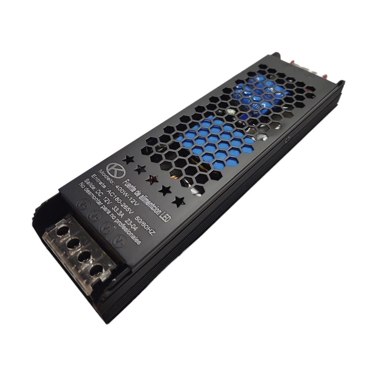 HB LEDS - Fuente de Poder Profesional Titan 12V 400W 33 3Amp