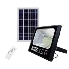 HB LEDS - Foco Proyector LED Panel Solar 60W 6000K