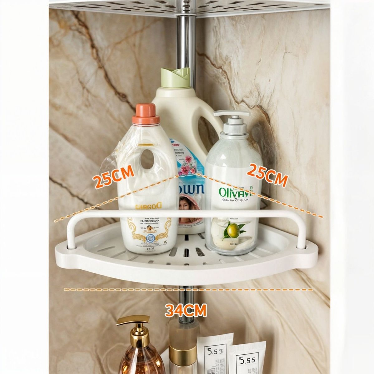 GENERICO - esquinero ducha repisa ducha organizador ducha vertical