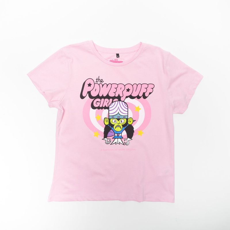 CARTOON NETWORK - Polera Mujer YOU Cartoon Network Chicas Superpoderosas Rosado