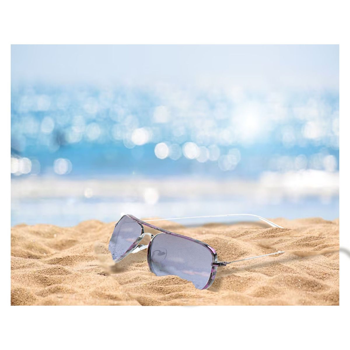 GENERICO - Lentes de sol Filtro UV estilo aviador Mod AV-1469-02