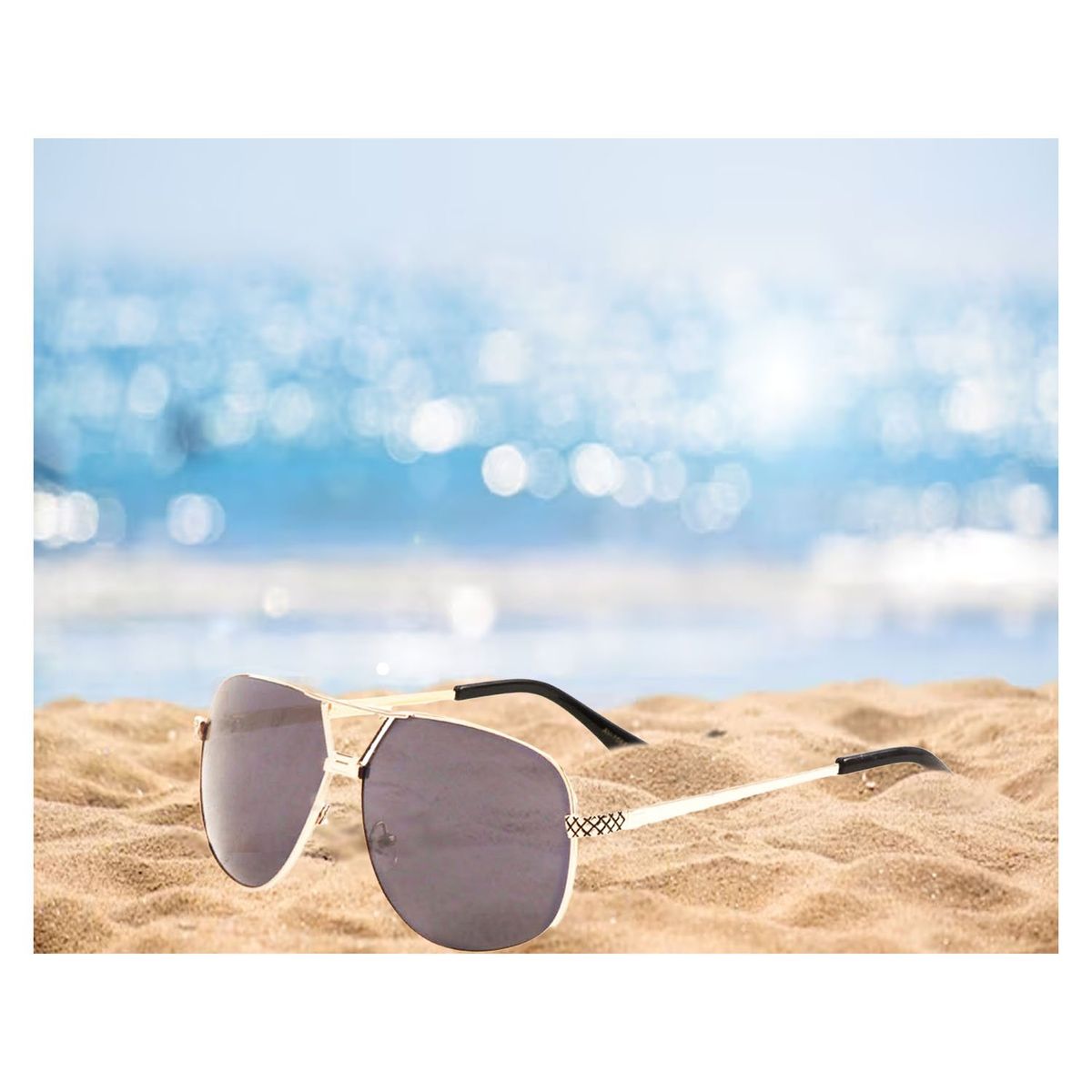 GENERICO - Lentes de sol Filtro UV estilo aviador Mod AV-1584-01