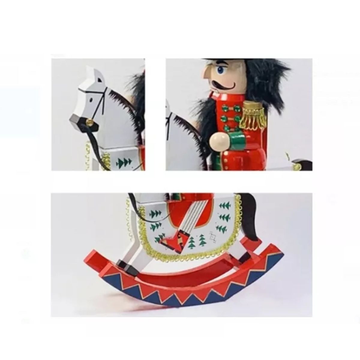 GENERICO - Cascanueces De Caballo Balancín 30cm