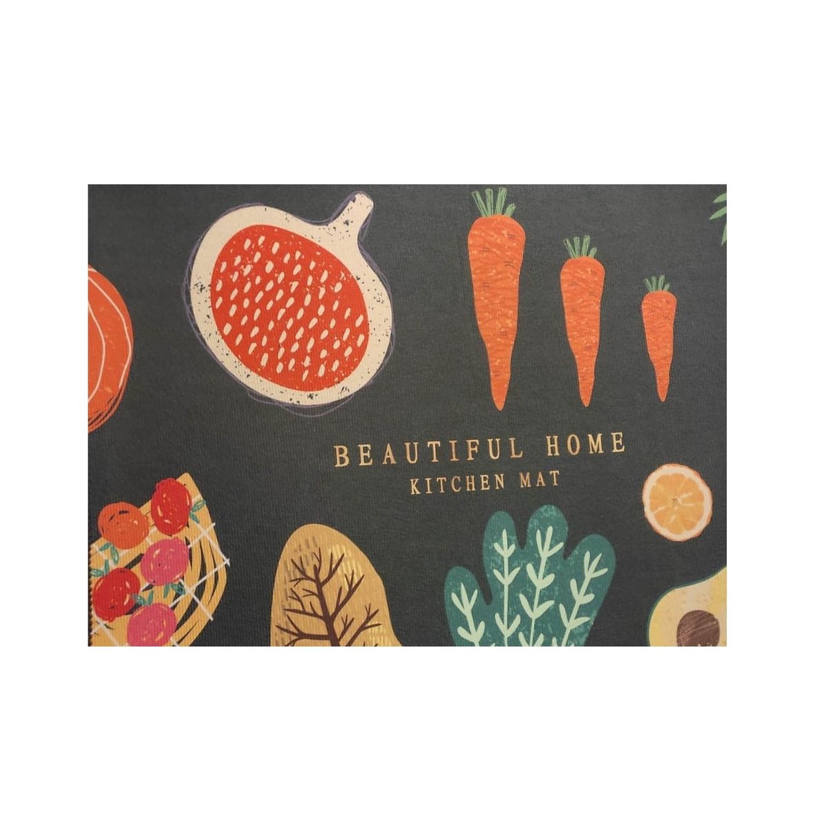 GENERICO - Set Alfombras Diferentes Diseño Frutas 2 Piezas