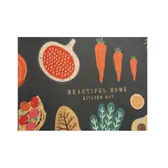 GENERICO - Set Alfombras Diferentes Diseño Frutas 2 Piezas