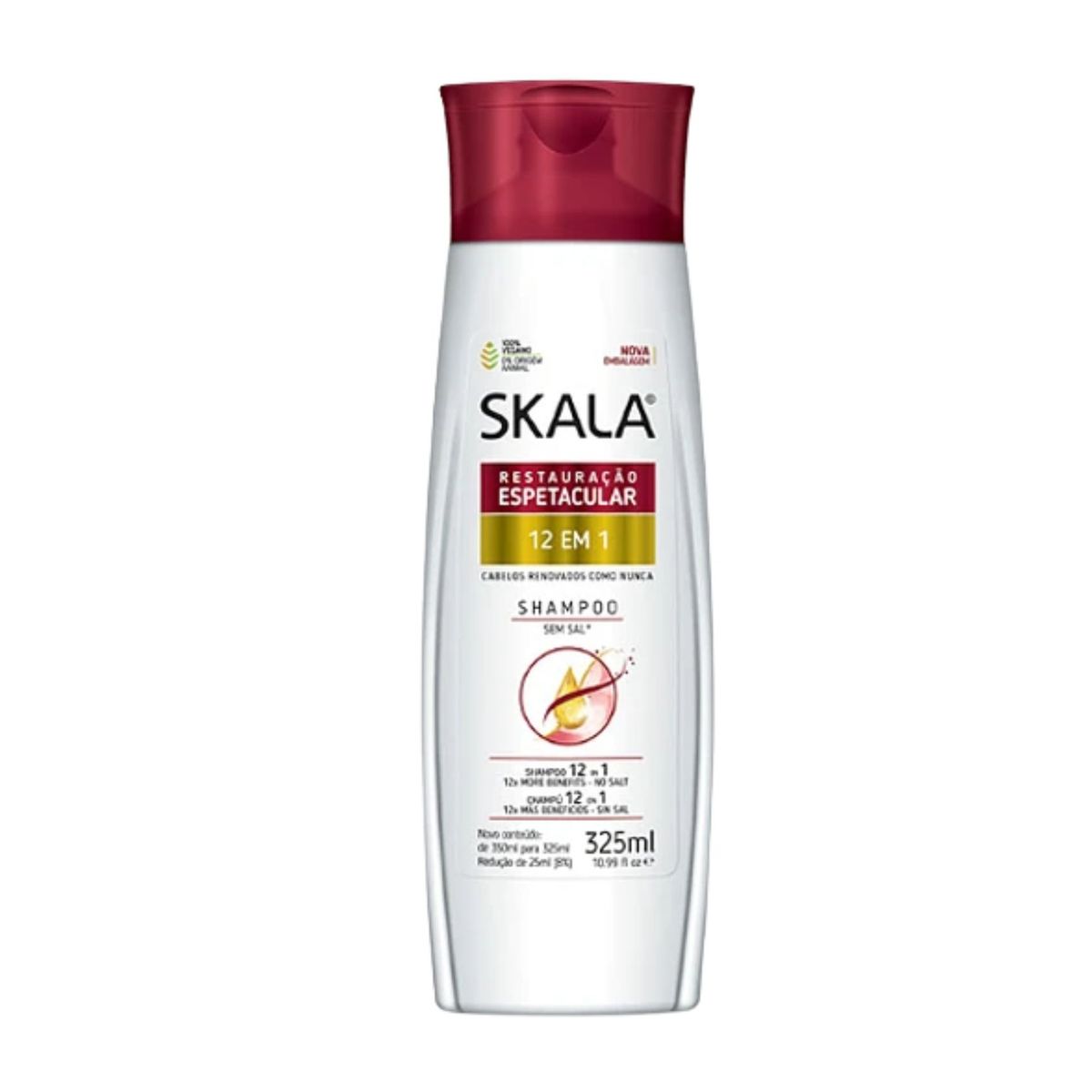 SKALA - Shampoo Skala 12 En 1 350ml Repara Nutre 12 ingredientes en 1