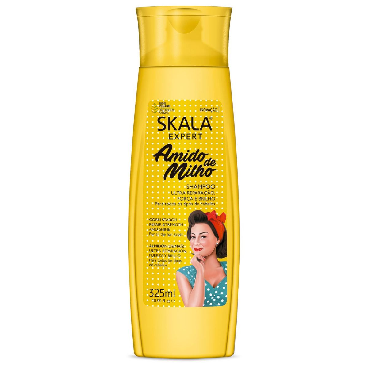 SKALA - Shampoo Skala Almidon de Maiz 325ml Repara Fortalece mas Brillo