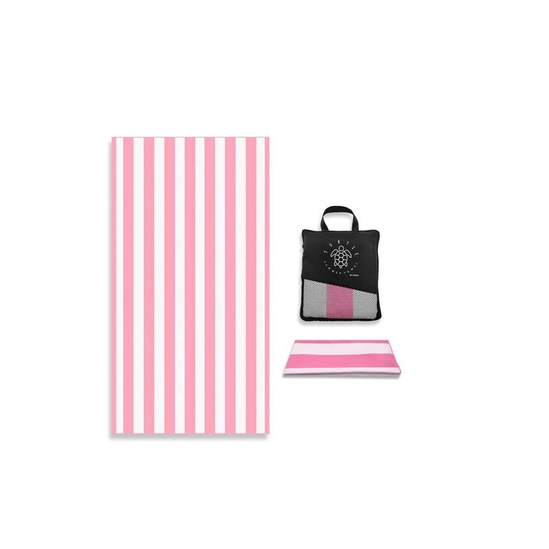 GENERICO - Toalla De Microfibra Secado Rapido Playa  + Estuche Rosa
