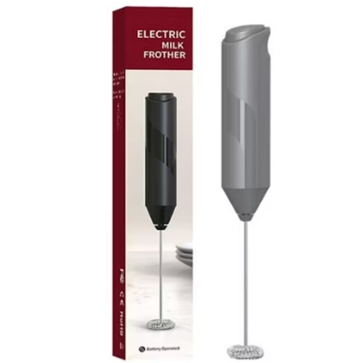 OEM - BATIDOR ESPUMADOR DE LECHE ELÉCTRICO BATIDORA MANUAL