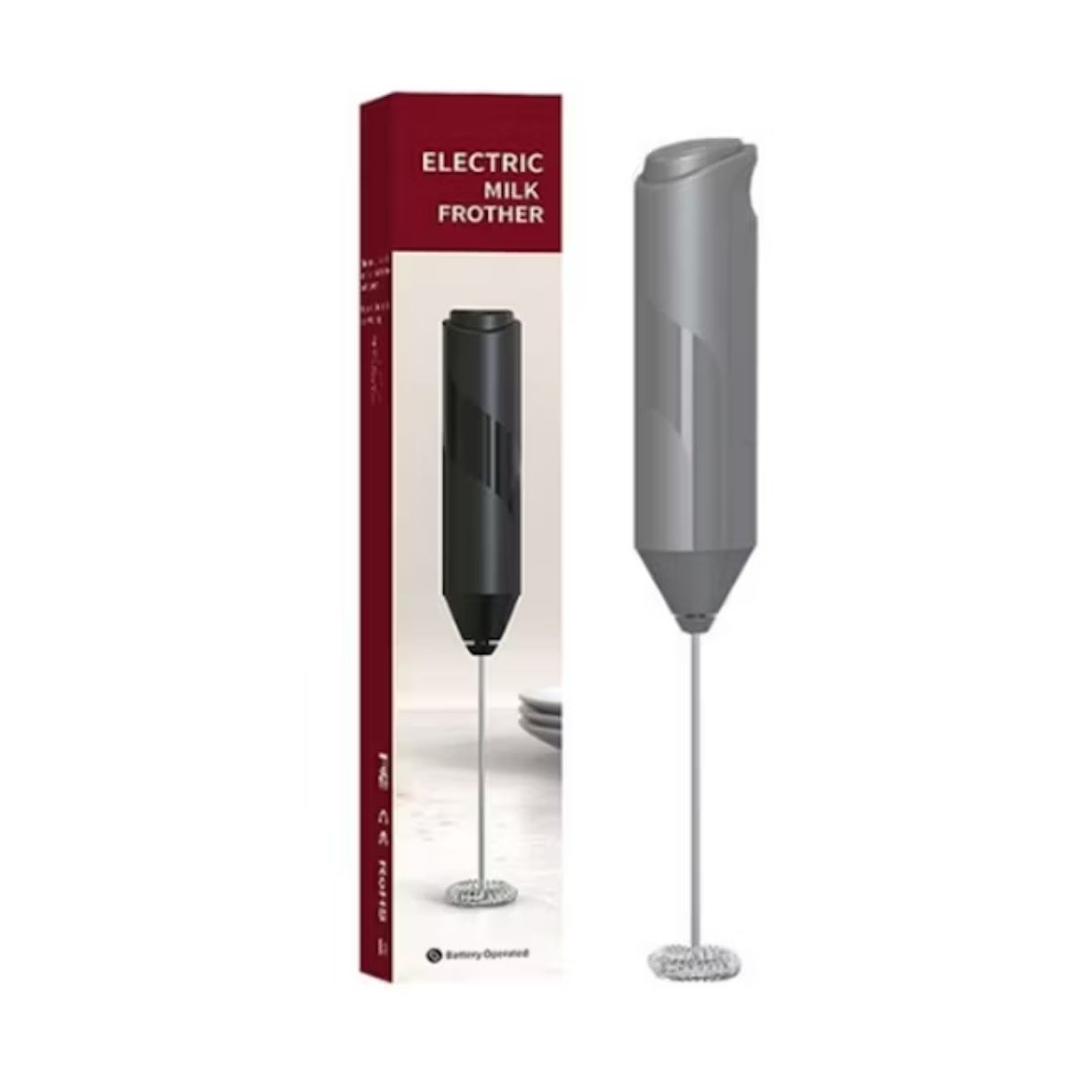 OEM - BATIDOR ESPUMADOR DE LECHE ELÉCTRICO BATIDORA MANUAL