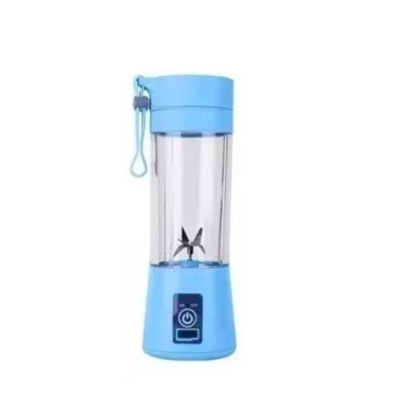 GENERICO - Juguera Batidora Licuadora Vaso Personal Portatil Azul