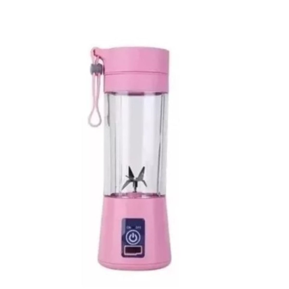 GENERICO - Juguera Batidora Licuadora Vaso Personal Portatil Rosa