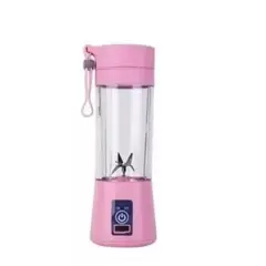 GENERICO - Juguera Batidora Licuadora Vaso Personal Portatil Rosa