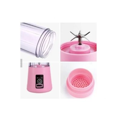 Imagen 2 del producto Juguera Batidora Licuadora Vaso Personal Portatil Rosa