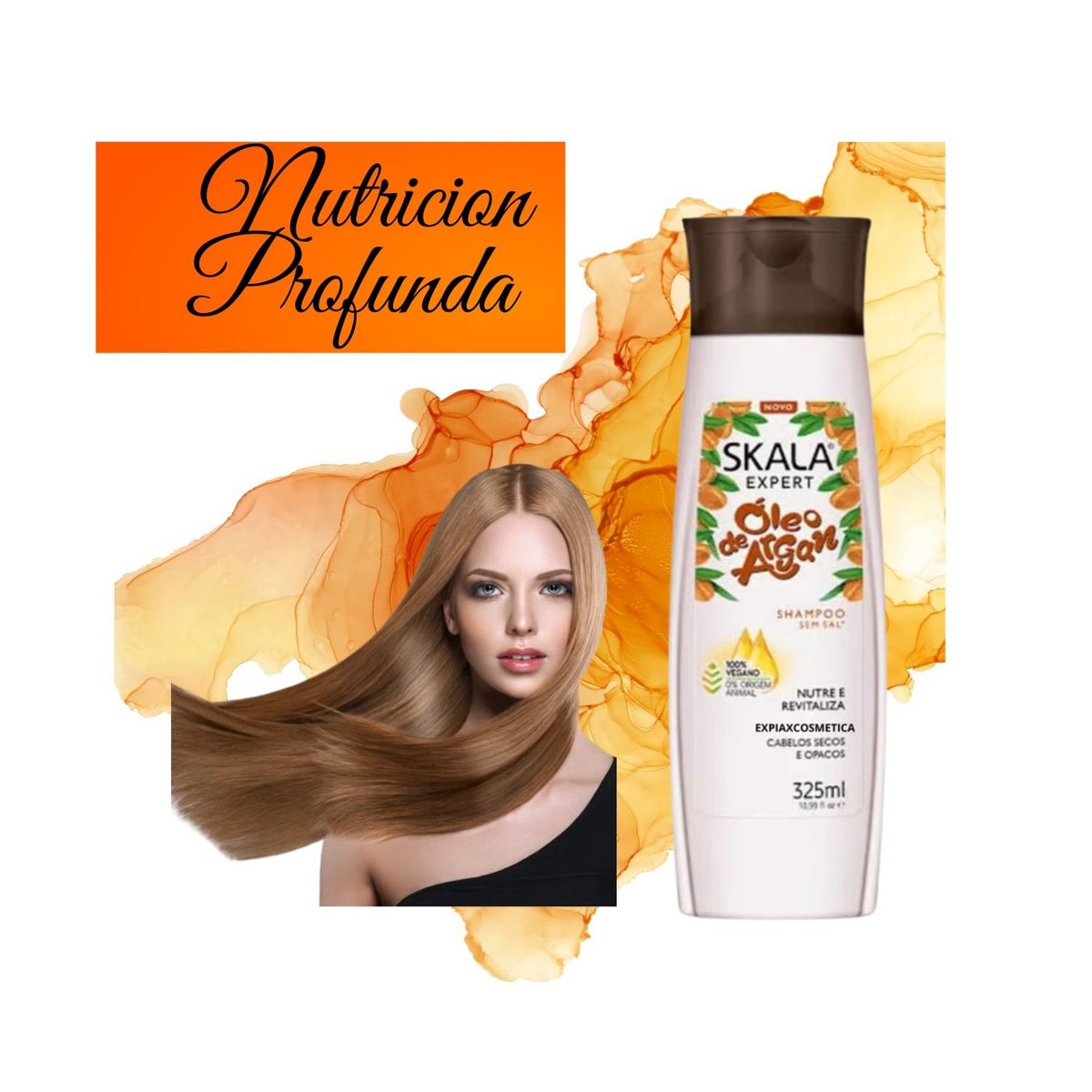 SKALA - Shampoo Skala Oleo De Argán 325ml Repara Nutre Brillo