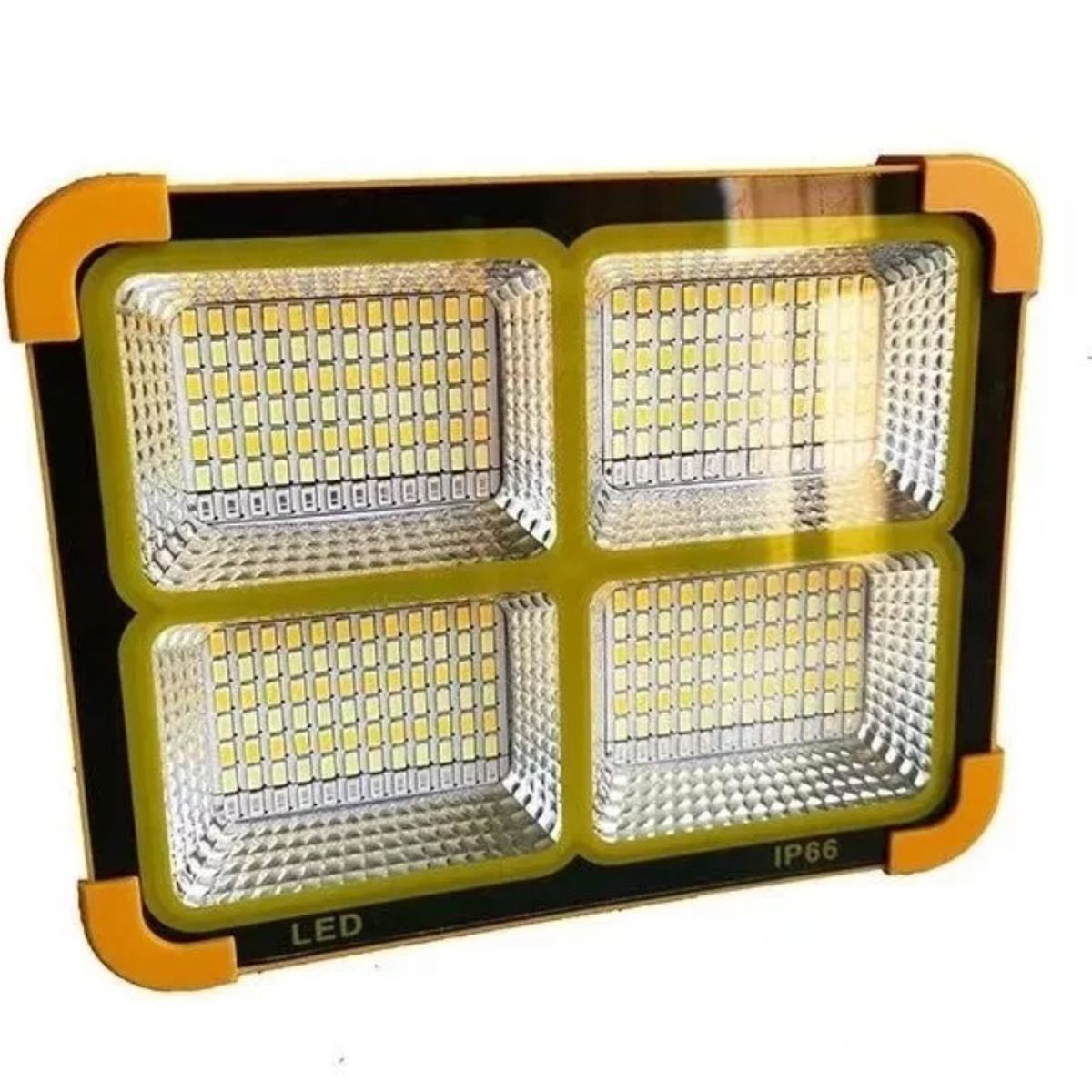 GENERICO - Foco Solar Led Recargable De 16500 Mah Y Plano Trasero Solar