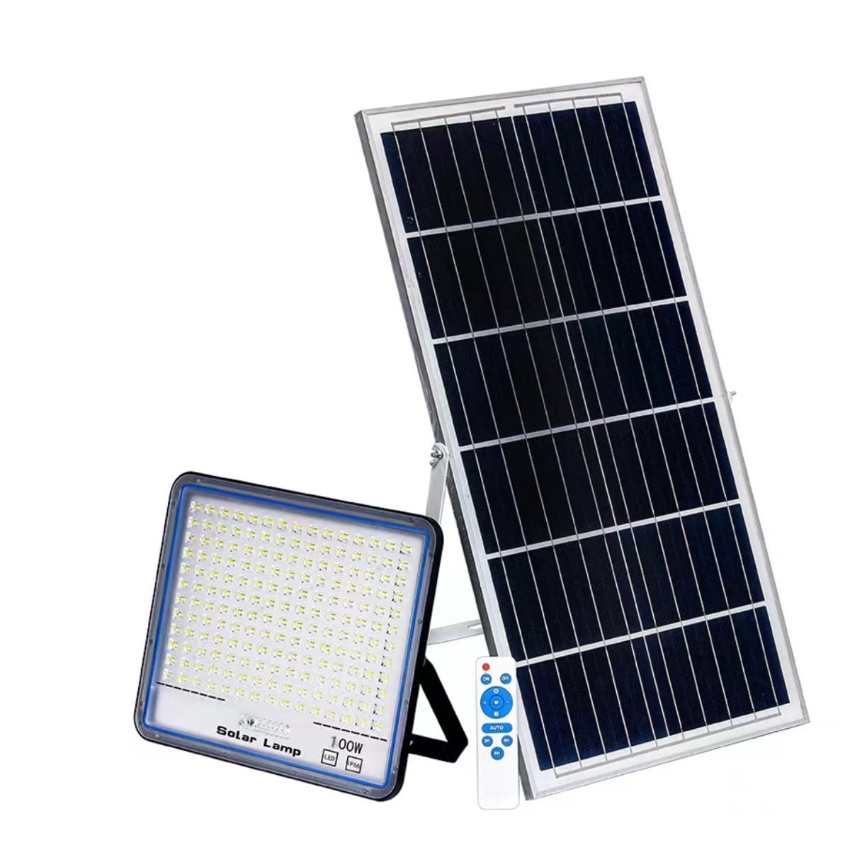 GENERICO - Proyector LED con Energía Solar Fotovoltaico y Control Remoto