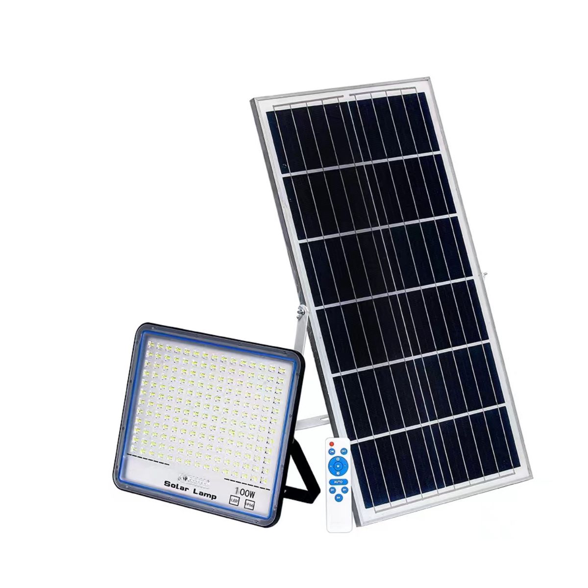 GENERICO - Proyector LED con Energía Solar Fotovoltaico y Control Remoto