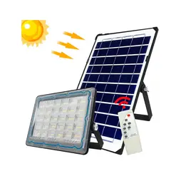 GENERICO - FOCO LED DE 100W IP66 PANEL SOLAR CONTROL Pm
