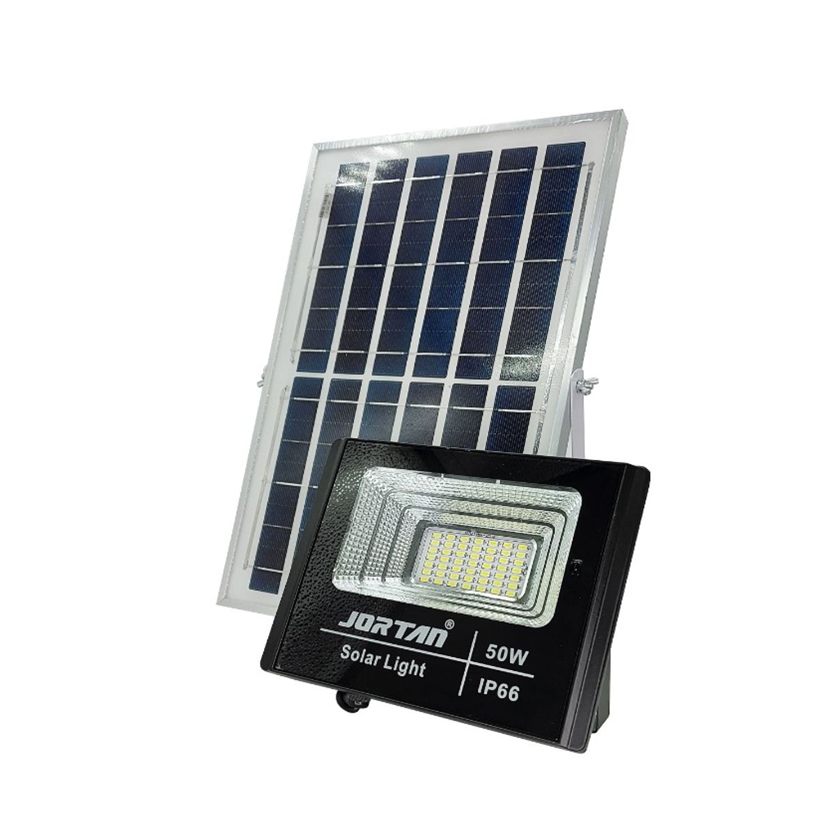 GENERICO - Reflector LED De 50W IP66 Con Panel Solar y Control Remoto Jortan
