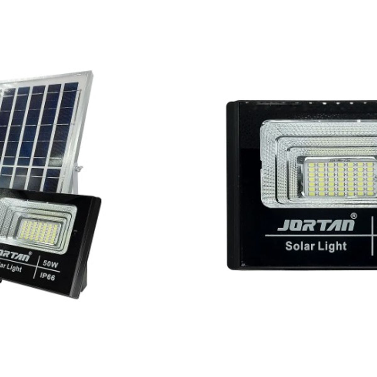 GENERICO - Reflector LED De 50W IP66 Con Panel Solar y Control Remoto Jortan