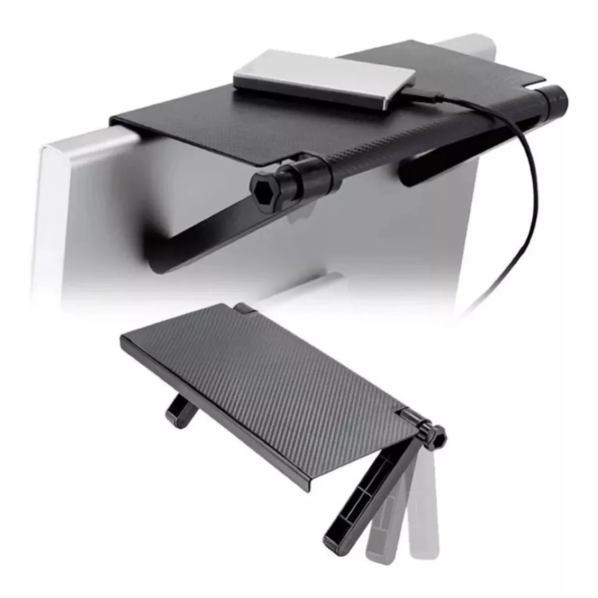 GENERICO - Repisa Estante Soporte Sobre Pantalla Tv Ajustable Plegable