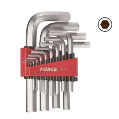 FORCE - Juego de Llaves Allen de 2 A 19 mm - 13 Piezas