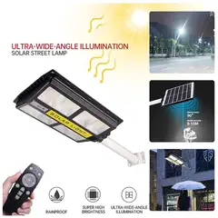 GENERICO - Luces solares de calle de 500 W Control Remoto