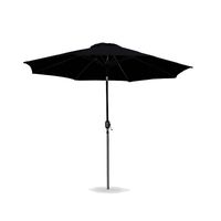Quitasol de 3 Metros Modelo Shake Negro