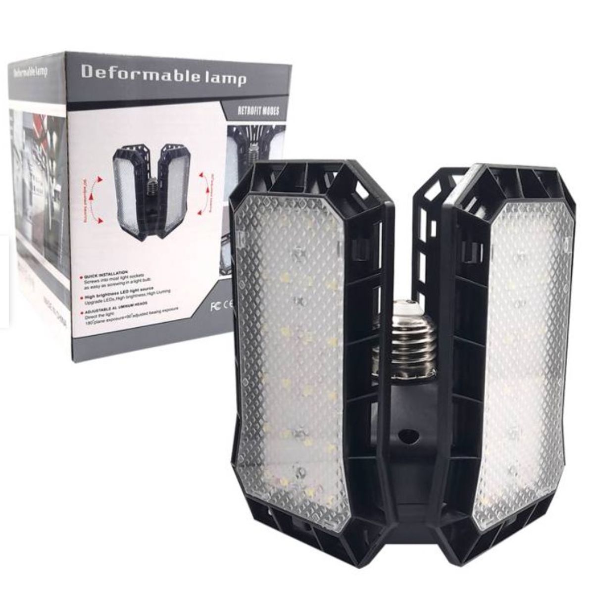 GENERICO - Ampolleta Negra de 4 Aspas Grande Premium