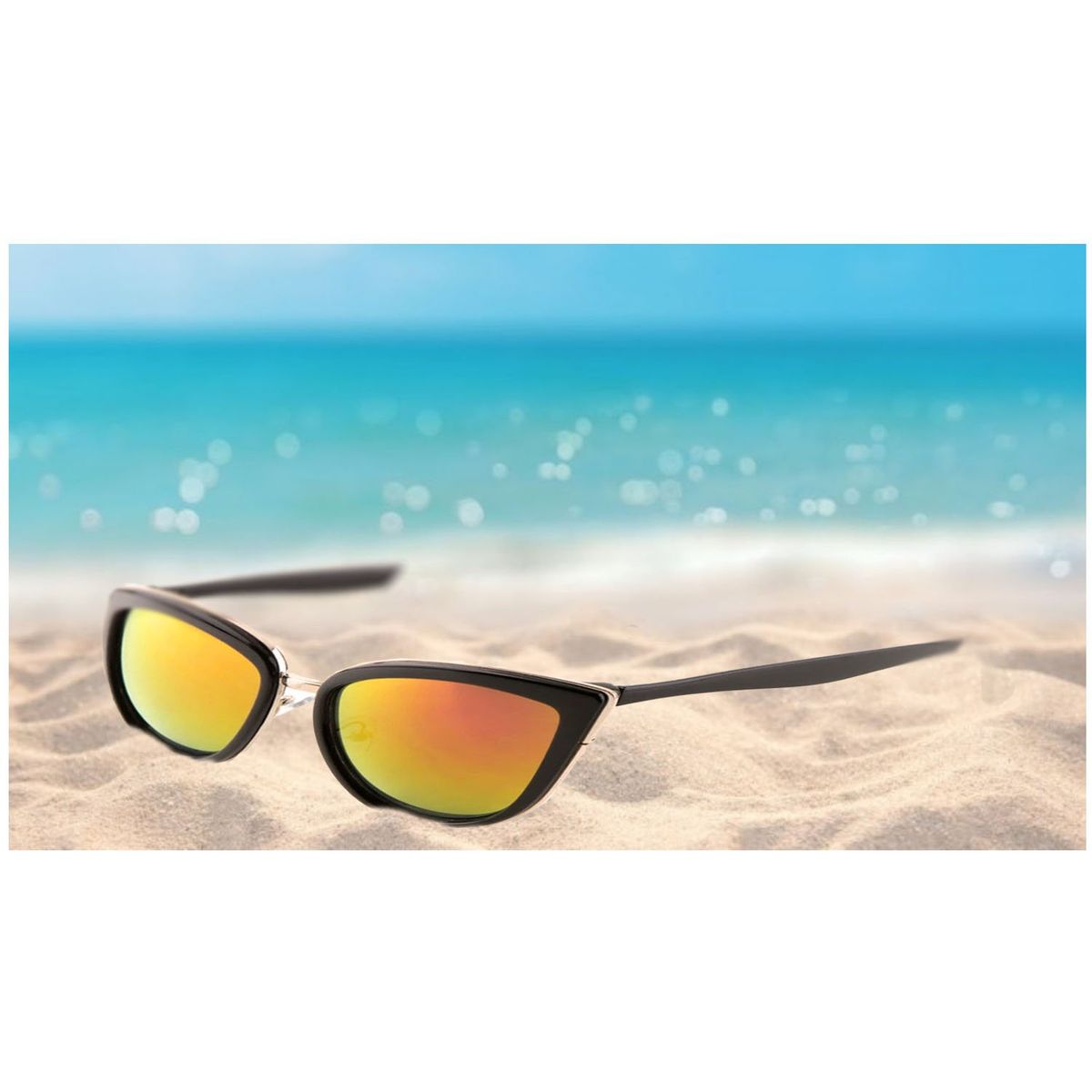 GENERICO - Lentes de sol Filtro UV estilo ojo de gato Mod FP4763-CM-01