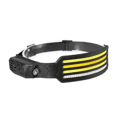 GENERICO - Linterna Lampara uso Frontal Cabeza Silicona Faro recargable