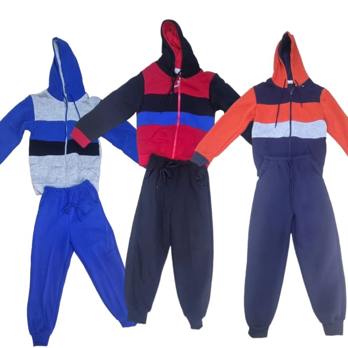 AGW - Pack 3 Conjuntos Buzo Niño Algodon.