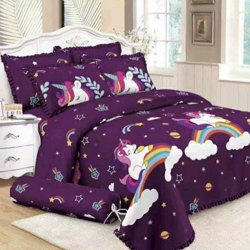 GENERICO - Cubrecama Quilt Verano 1.5 Plaza y Media Infantil 230X180 cm