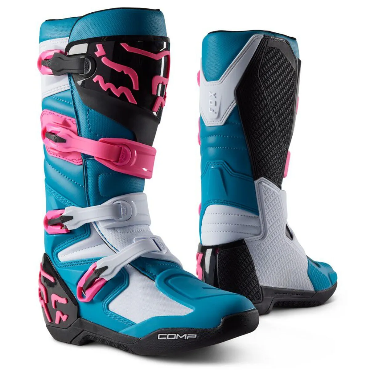 FOX - Botas Moto Comp Celeste Fox FOX